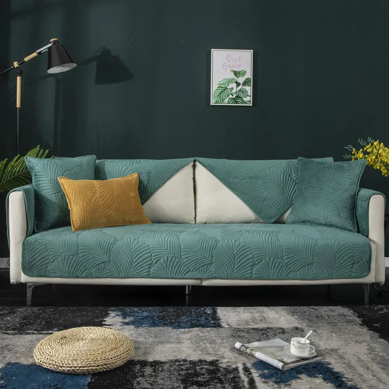 Plaid Canapé Moderne Luxe NORDA Dark Green-70X180cm