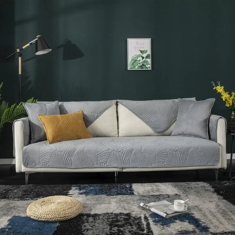 Plaid Canapé Moderne Luxe NORDA Light Gray-90X120cm