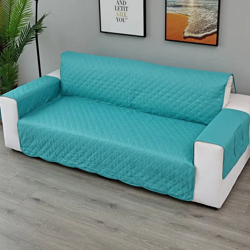 Plaid Canapé Moderne VIVADOW Upgraded sofa cover mint green-Double 130x196
