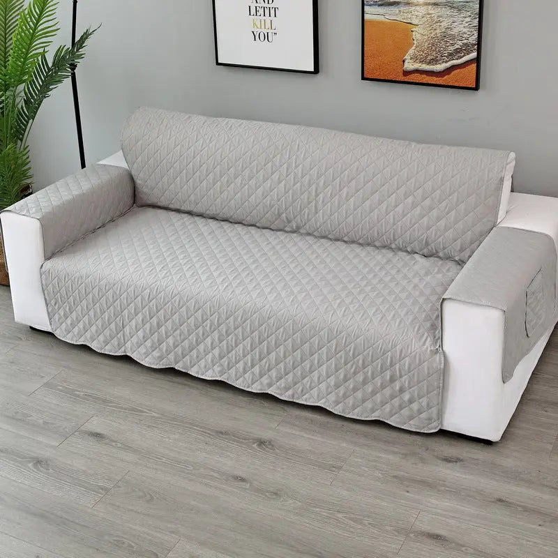 Plaid Canapé Moderne VIVADOW Upgraded sofa cover grey-Single 55x196
