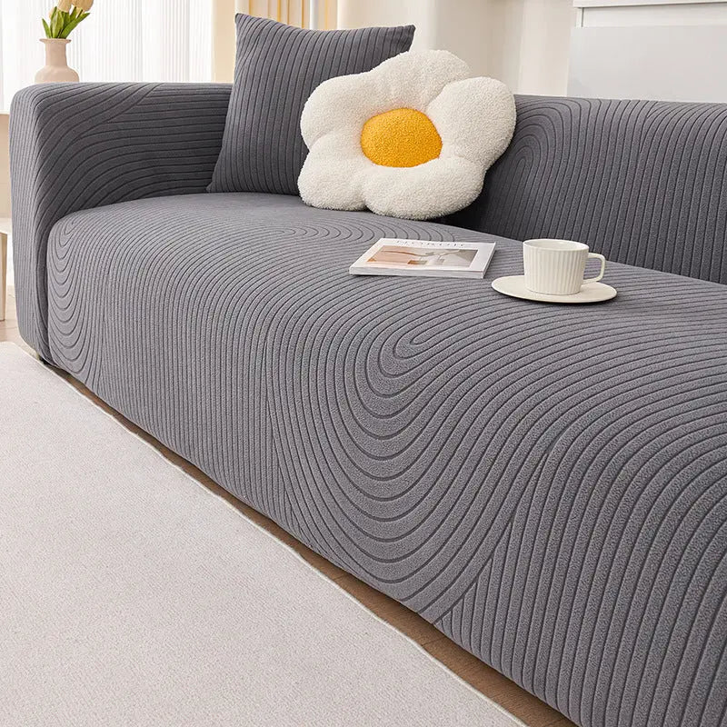 Plaid Canapé Velours SOFANOVA British Dark Gray-190to230cm