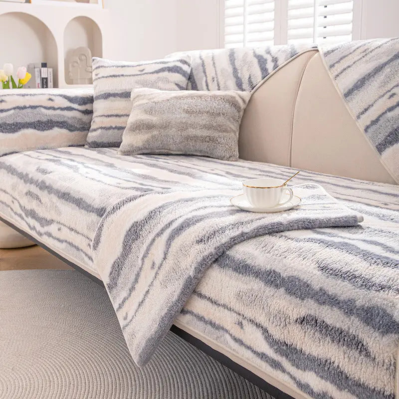 Plaid Canapé Doux FranceVogue Haze Blue-70X180