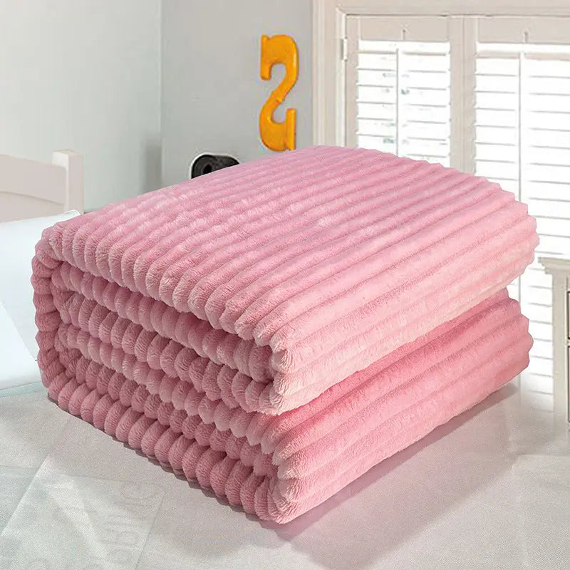 Plaid Canapé Doux LISA Pretty Girl Pink-70cmX100cm Single Blanket