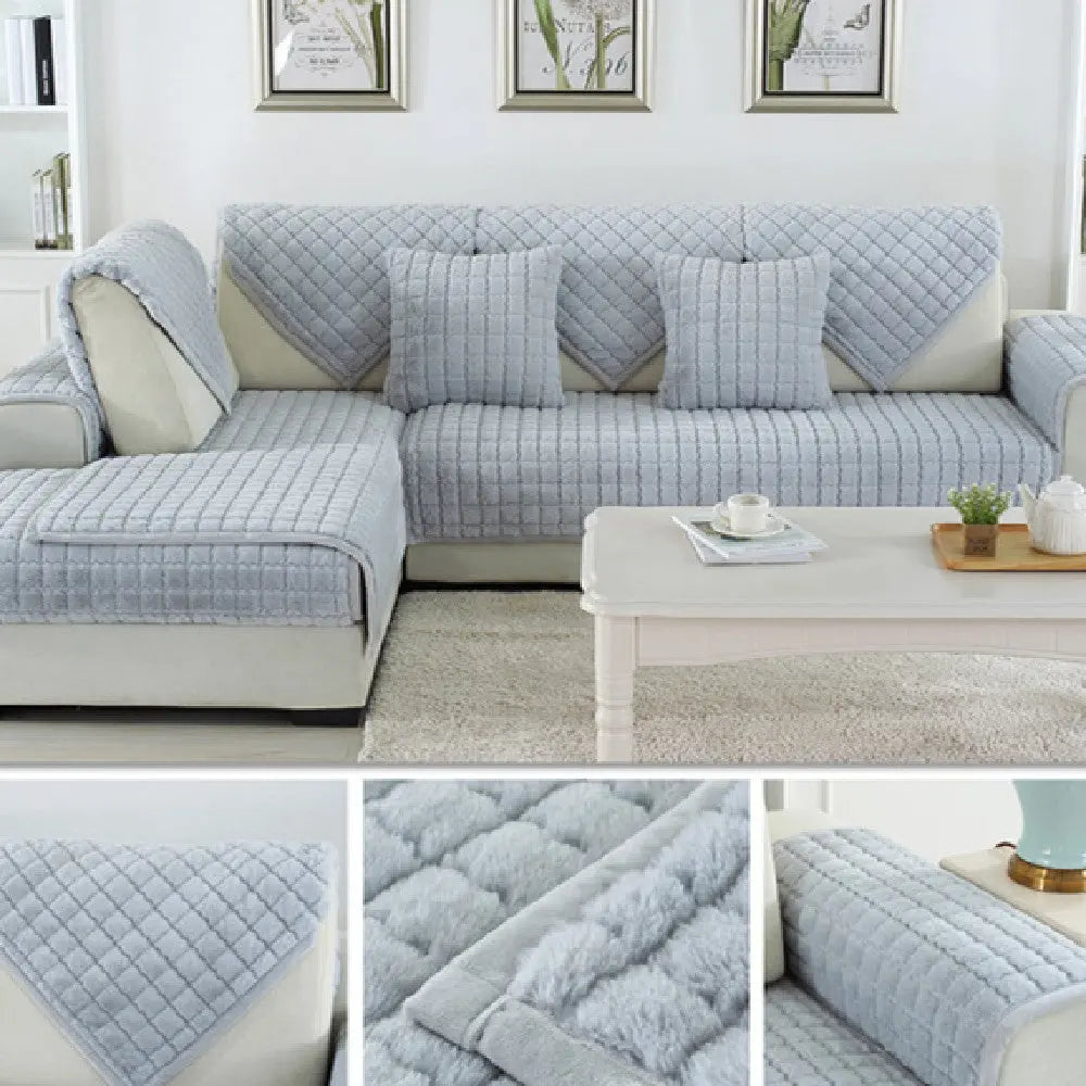 Plaid Canapé Moderne TARTEN Blue gray-90X160cm