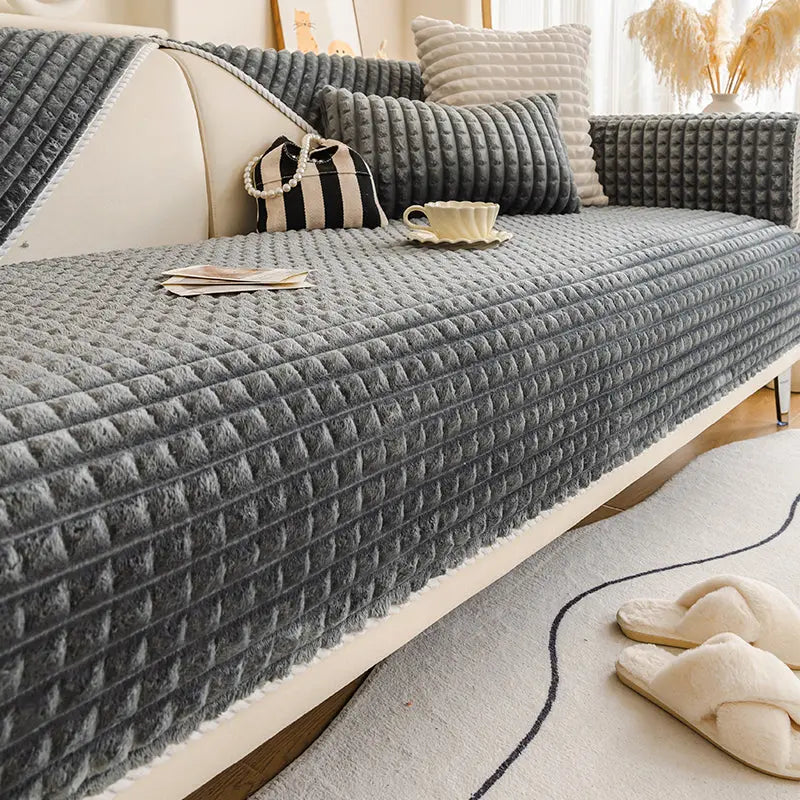 Plaid Canapé Moderne XiL Dark Gray-70×90cm