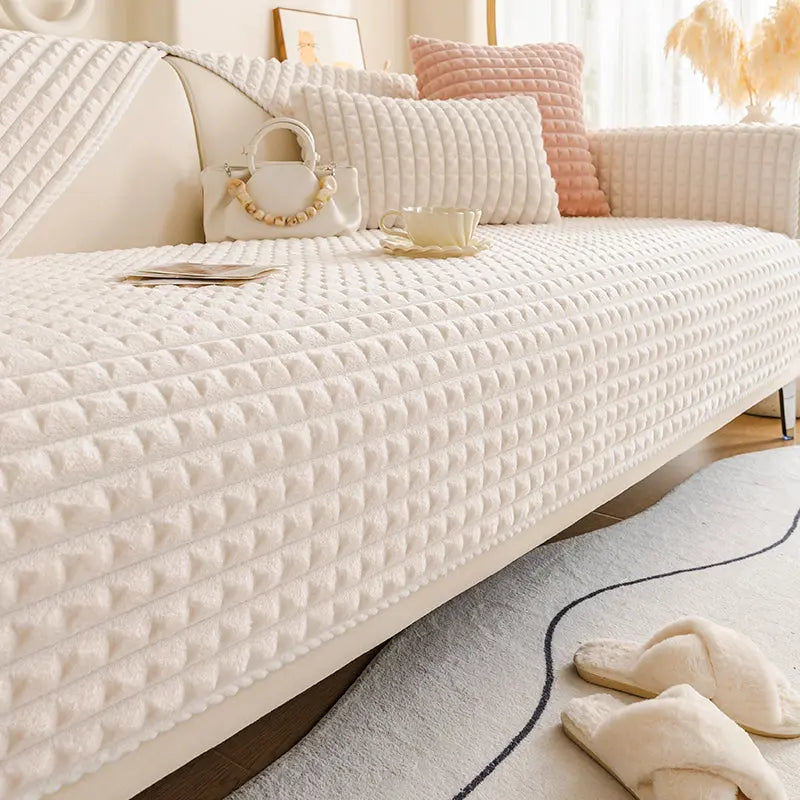 Plaid Canapé Moderne XiL Milky White-70×210cm