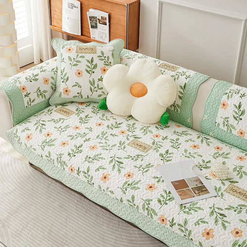 Plaid Canapé Universel MONICA Lime-70x70cm