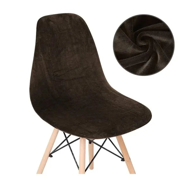 SCANWITH - Housse de chaise scandinave couleur pure - Housse De France