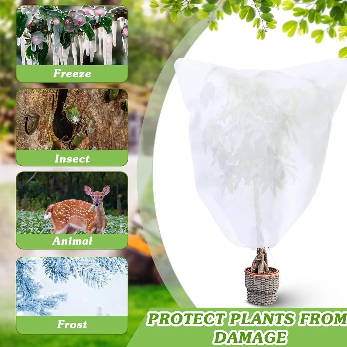 Sac Antigel Plante Non-Tissé GARDENA Housse de France