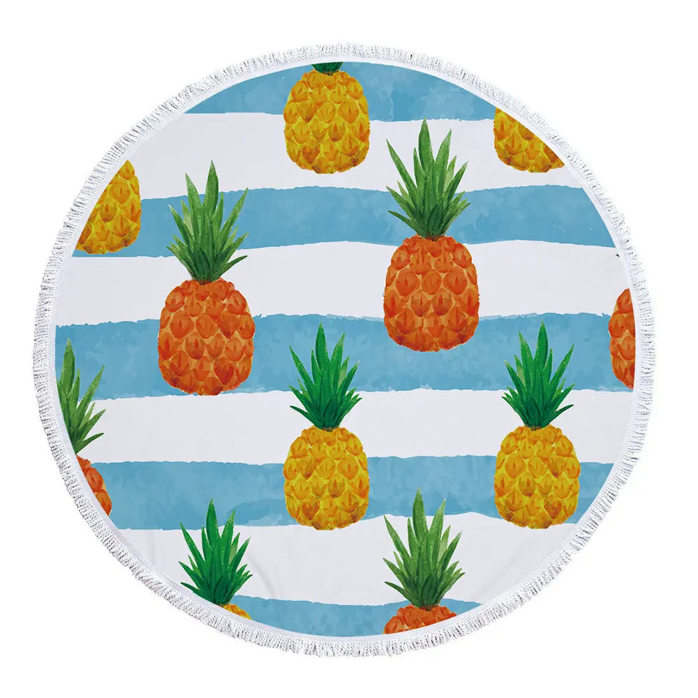Serviette De Plage Ronde ZEFIRO D-No tassels