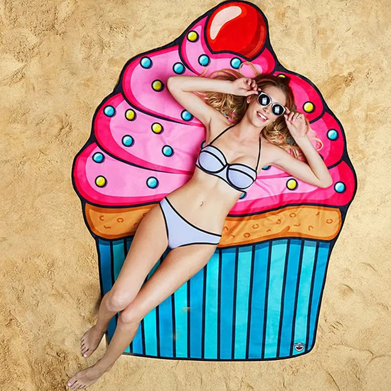 Serviette Plage Coton APOLLO Ice cream