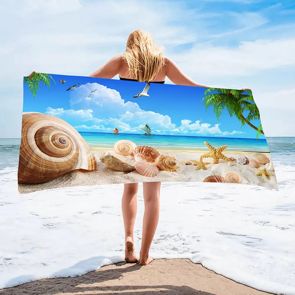 Serviette Plage Imprimée SPLASH