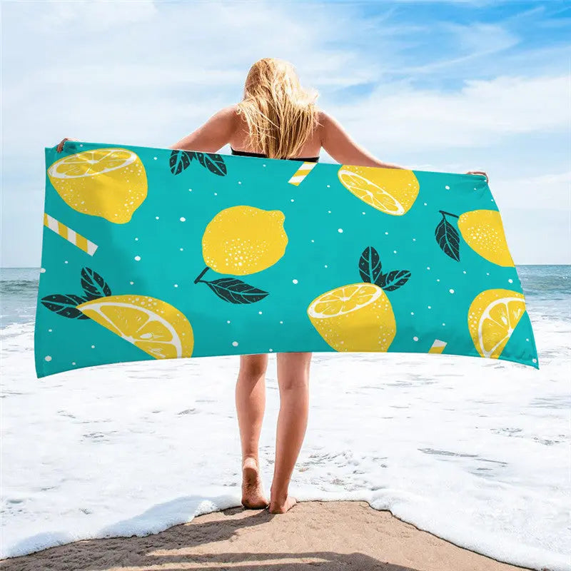 Serviette Plage Microfibre BLOSSOM D-150x75cm