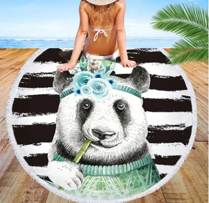 Serviette Plage Microfibre PANDA 1