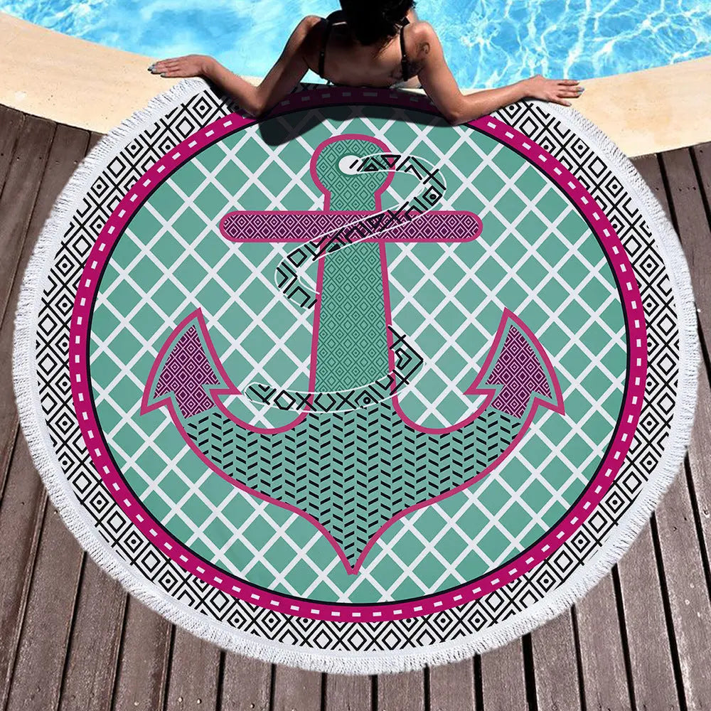 Serviette Plage Microfibre TURTLE 1 color-150x150cm