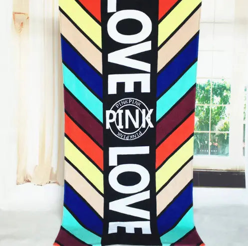 Serviette Plage Multi-Usage COTONA Colorful stripes-145×70cm