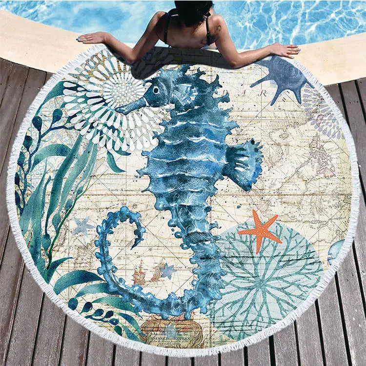 Serviette Plage Polyester FANARA C-180g per square diameter 150cm