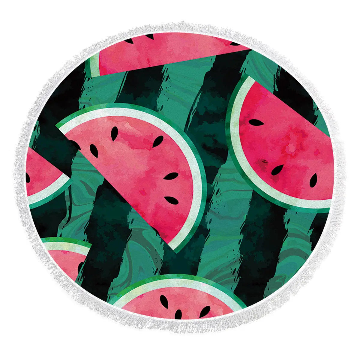 Serviette Plage Ronde FruityTOUR 2 style-150 x 150cm