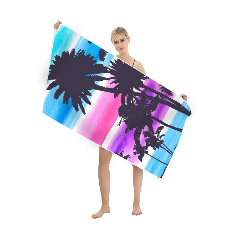 Serviette Plage Séchage Rapide TURBLAX Coconut Tree-90X180cm