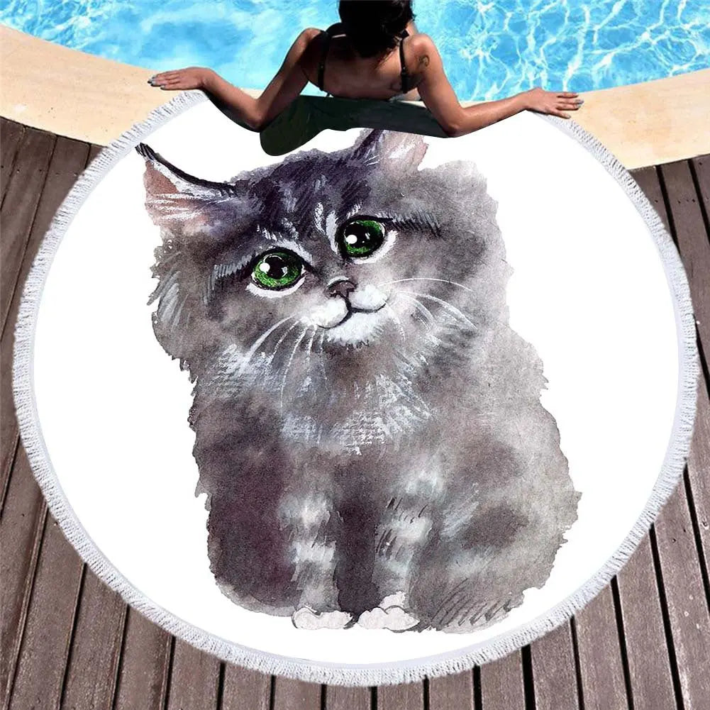 Serviette de Plage Animaux DUNYA 8style-150x150cm