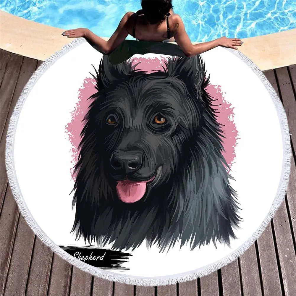 Serviette de Plage Animaux DUNYA 2style-150x150cm