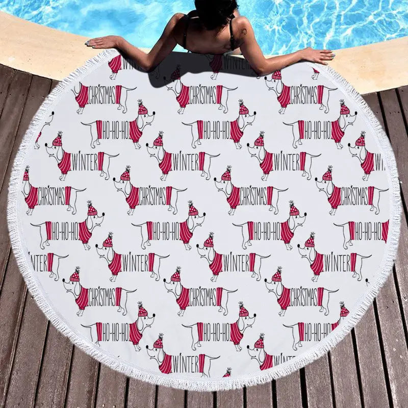 Serviette de Plage Imprimée ALMERA Color 5-Polyester-300g
