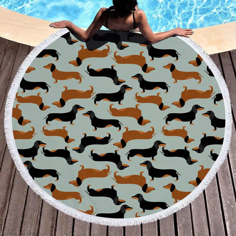 Serviette de Plage Imprimée ALMERA Color 1-Towel-540g