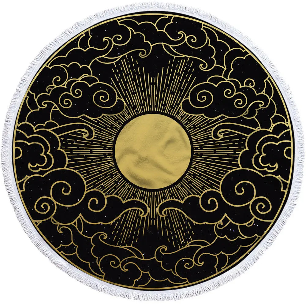 Serviette de Plage Imprimée BAHILI 12Black-540g