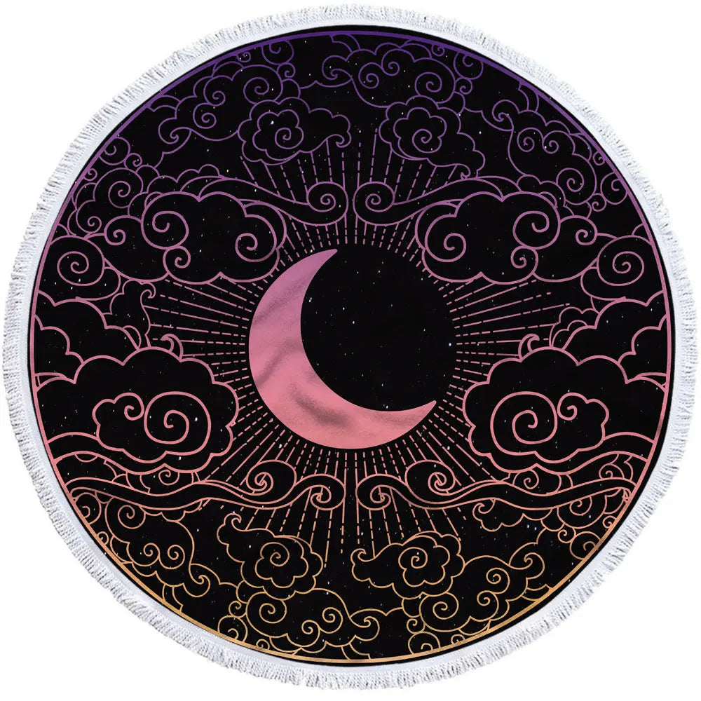 Serviette de Plage Imprimée BAHILI 2Black-460g