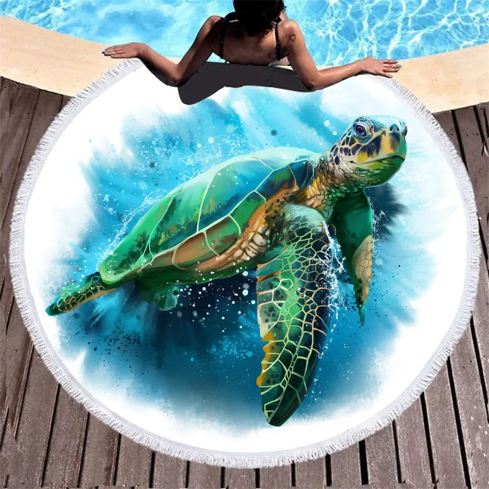 Serviette de Plage Imprimée LOLA 7Style-150x150cm