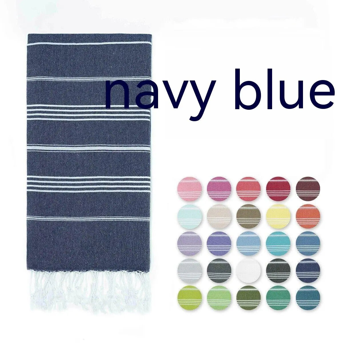 Serviette de Plage Luxe SABIT Turkish Stripe Tibetan-70x140