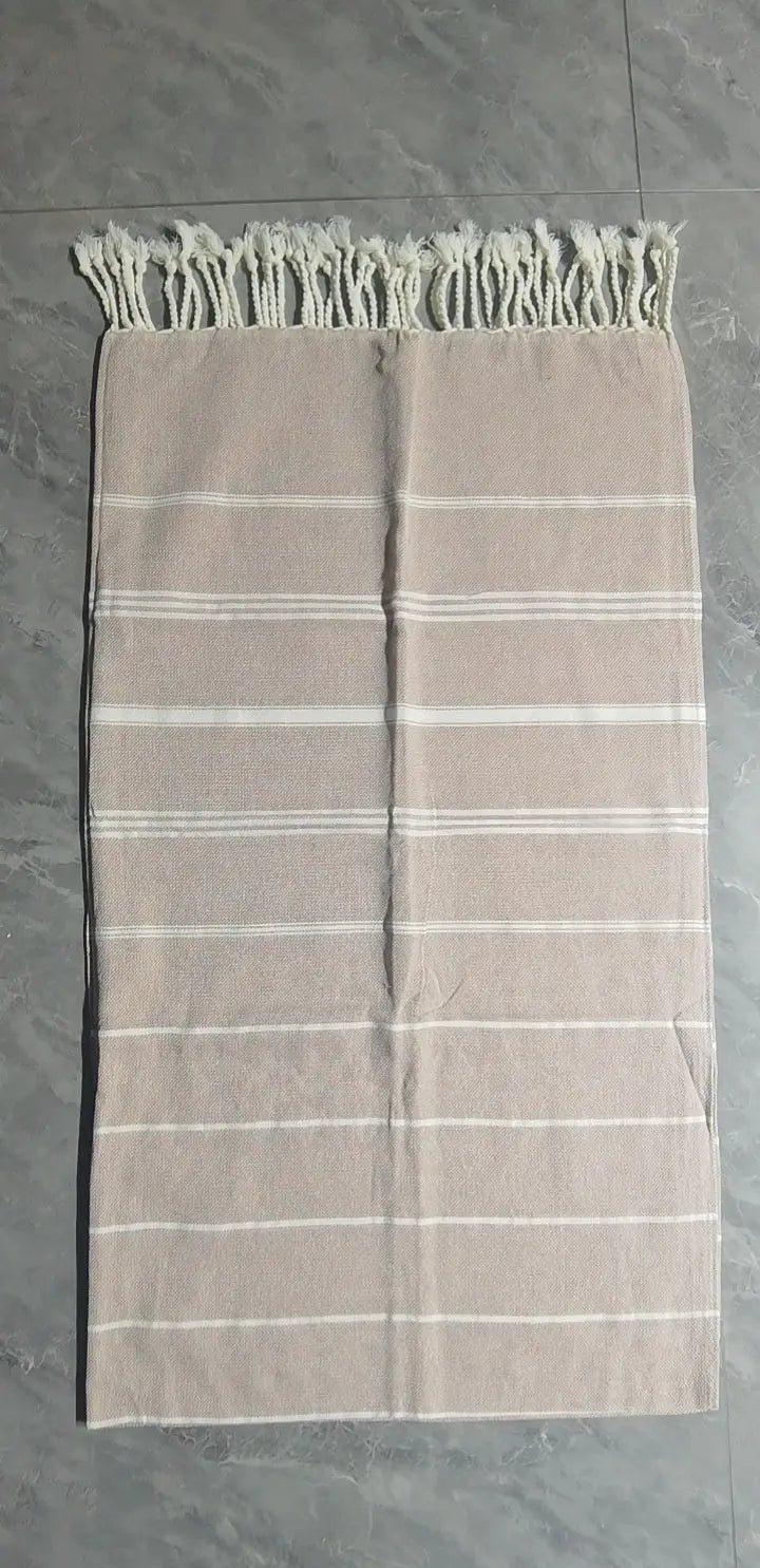 Serviette de Plage Luxe SABIT Turkish Stripe Khaki-90x180