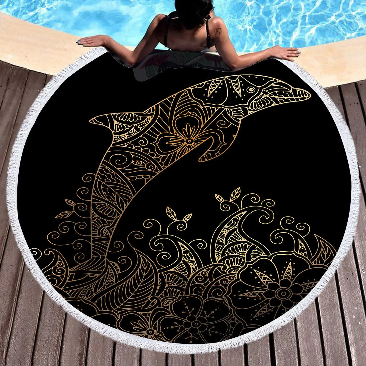 Serviette de Plage Mandala ELEPHA E