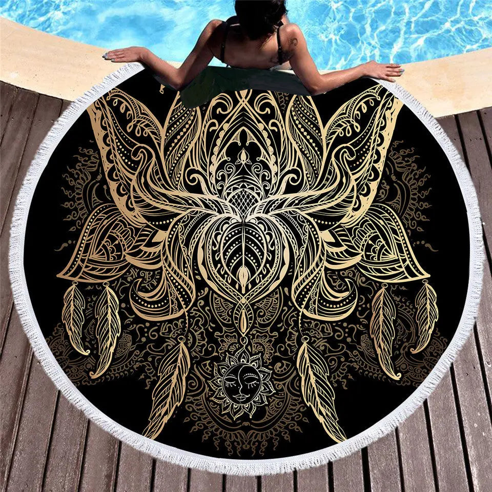 Serviette de Plage Mandala ELEPHA G