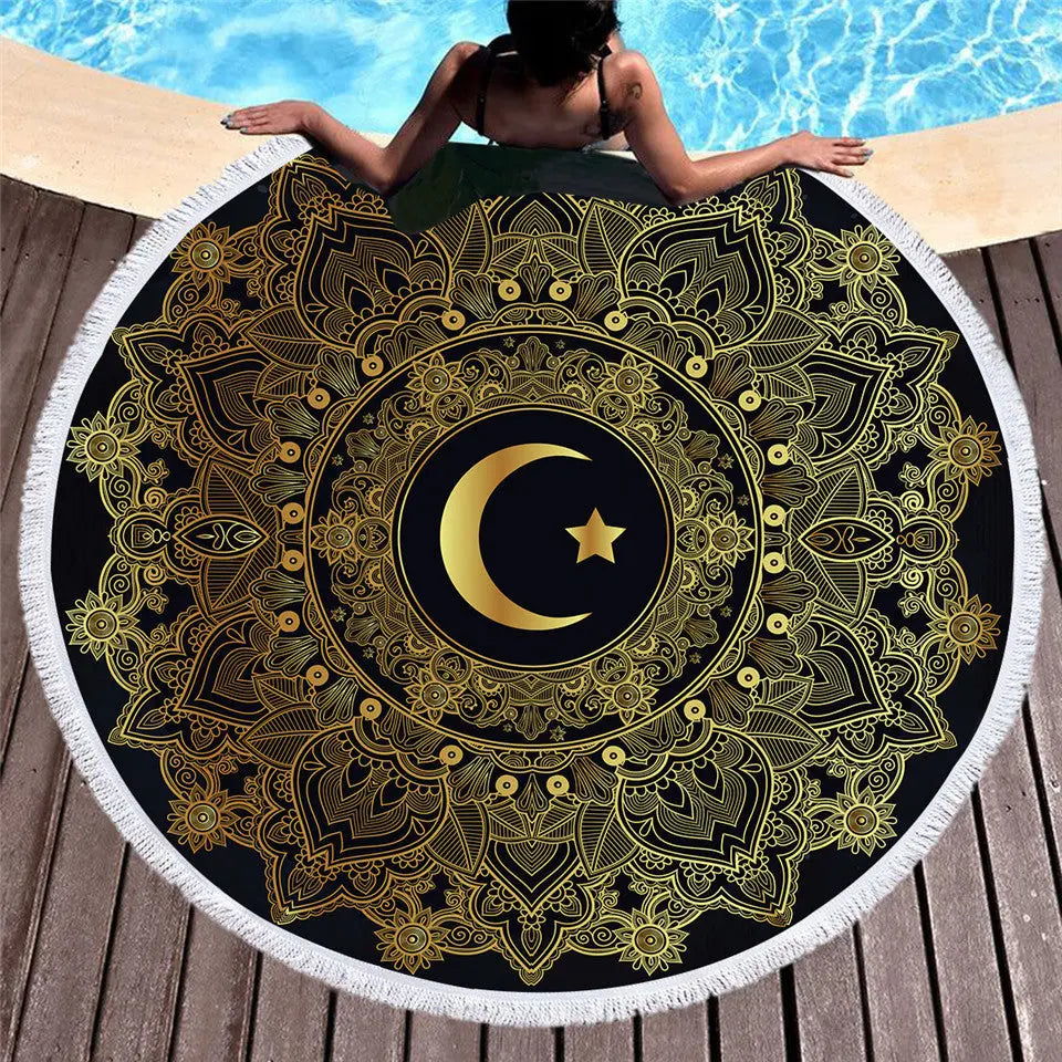 Serviette de Plage Mandala ELEPHA H