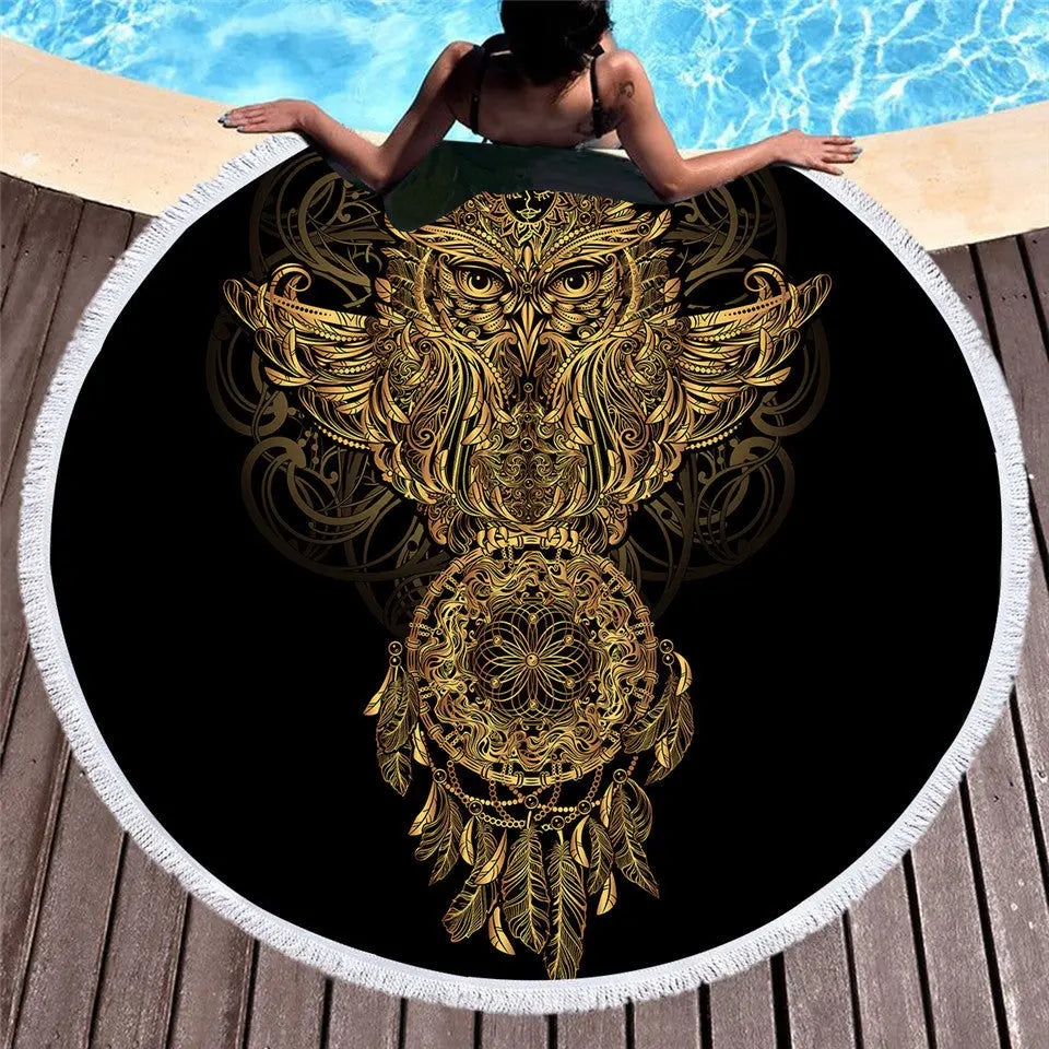 Serviette de Plage Mandala ELEPHA I