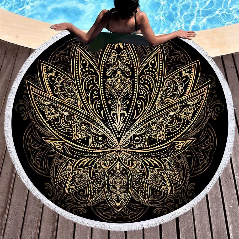 Serviette de Plage Mandala ELEPHA A