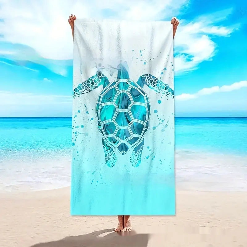 Serviette de Plage Océan Tortuga AL221012229-Microfiber 90x180CM
