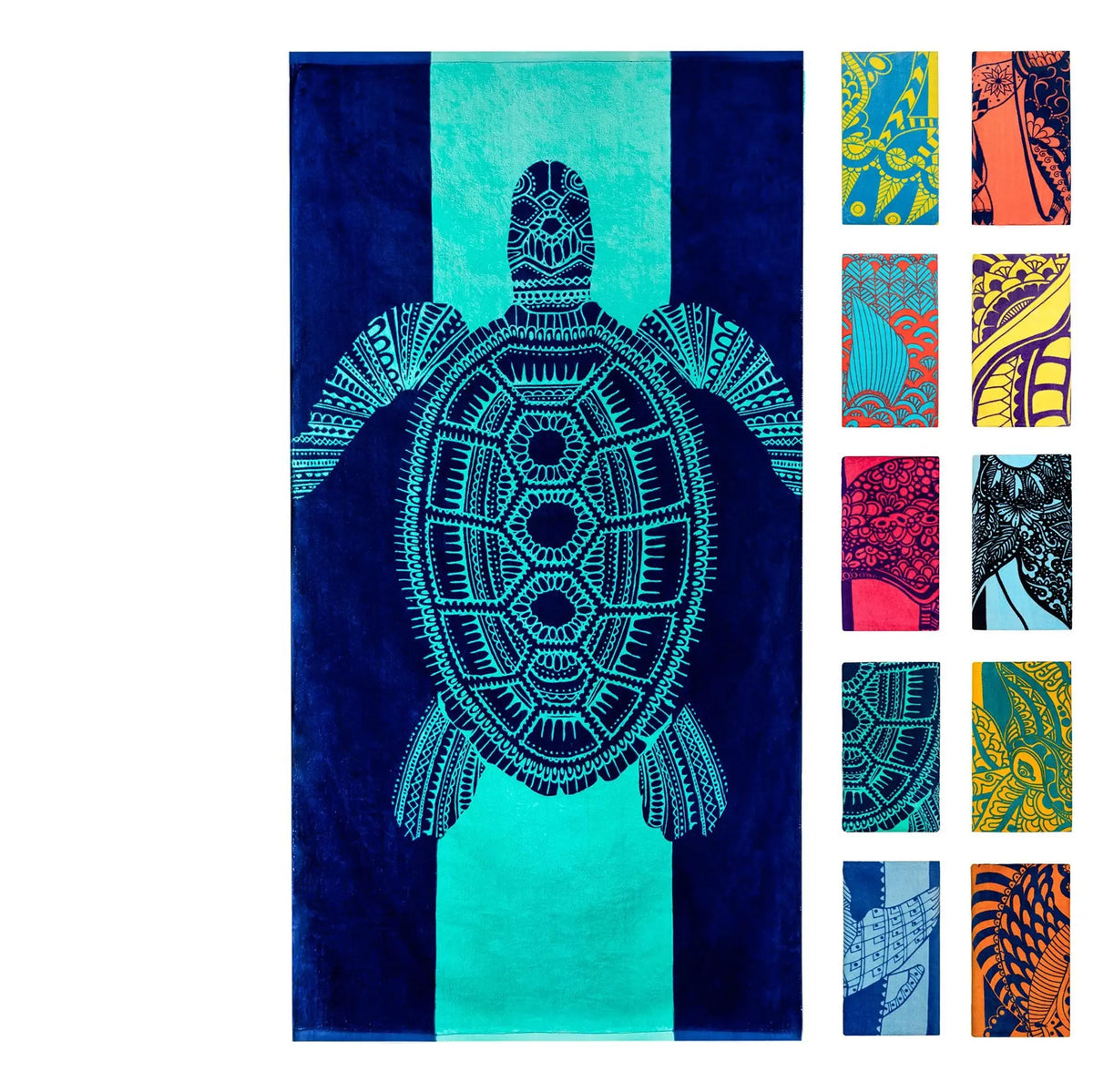 Serviette de Plage Océan Tortuga AL221012225-Microfiber 75x150CM