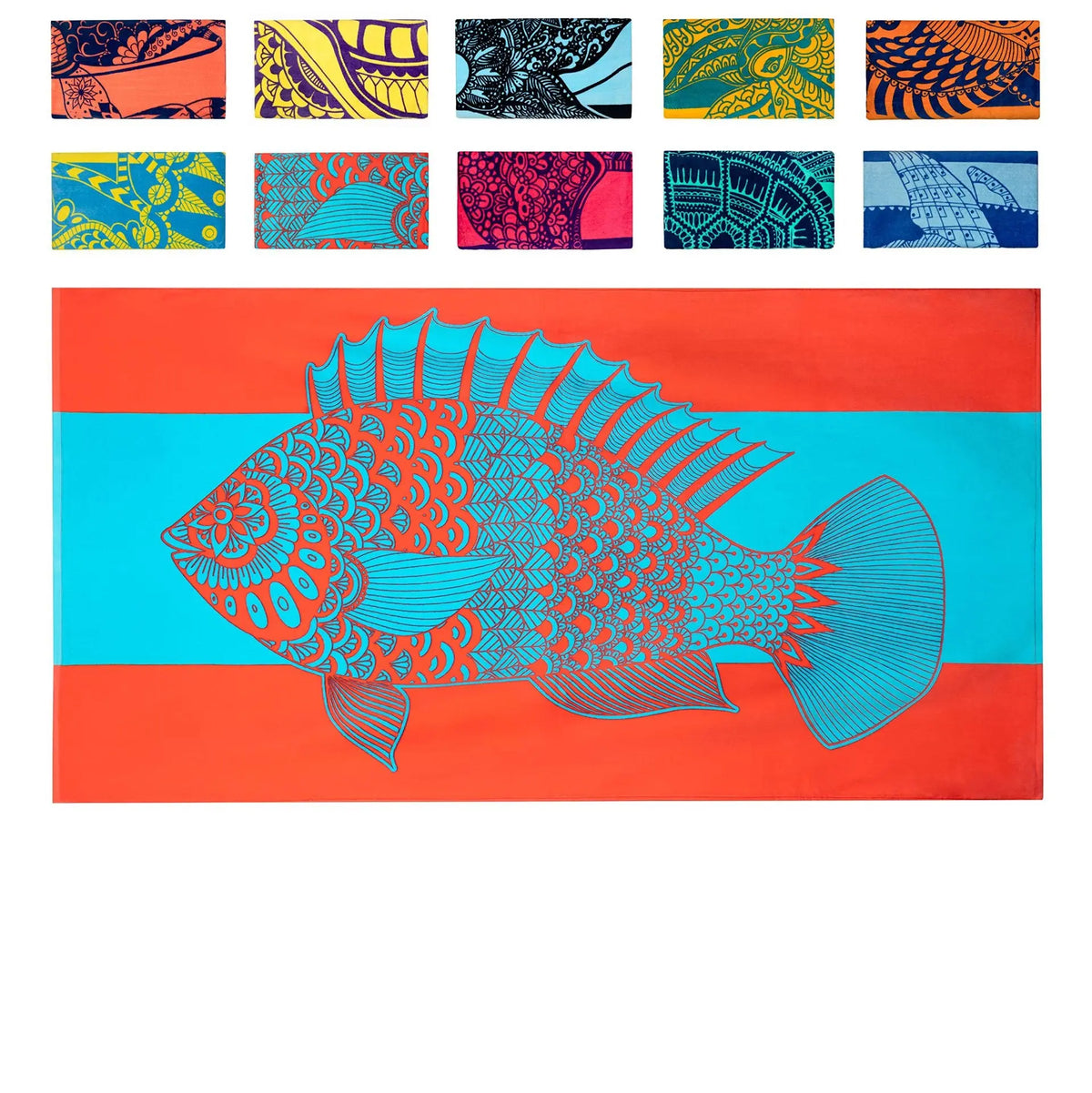 Serviette de Plage Océan Tortuga AL221012226-Microfiber 75x150CM