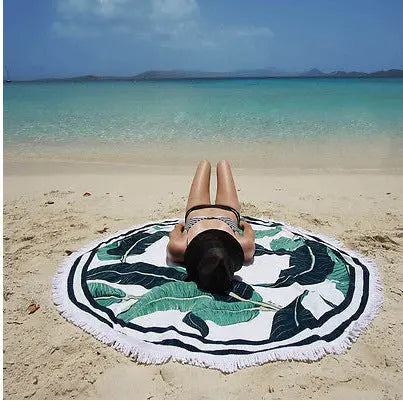 Serviette de Plage Ronde Soleil D-150X150cm