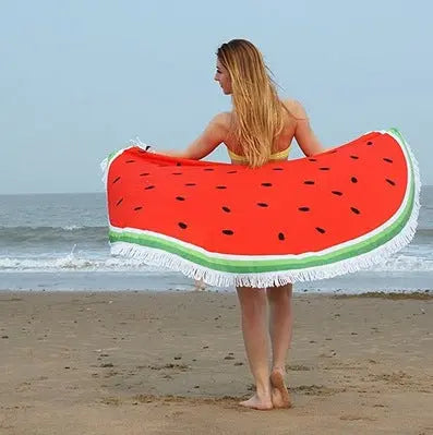Serviette de Plage Ronde Soleil F-150X150cm