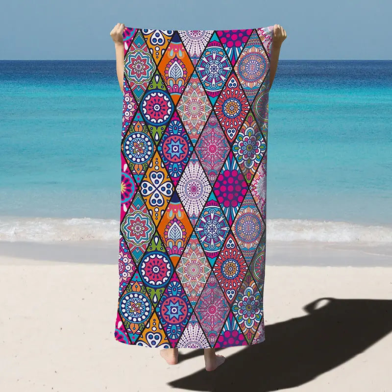 Serviette de Plage Séchage Rapide MAVERRA Bohemia-75x150cm