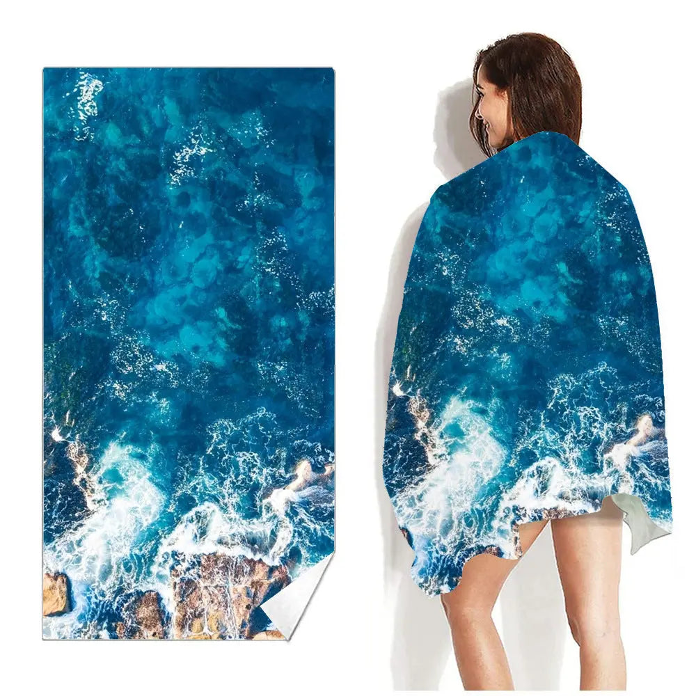 Serviette de Plage Velours QUICKSAND 10-160X80cm