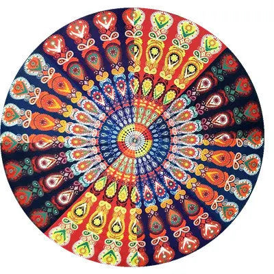 Serviette de plage Polyester Peacock Color