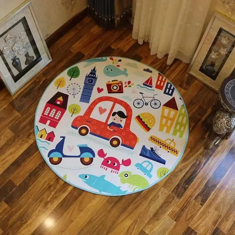 Tapis Rond Décoratif Orion