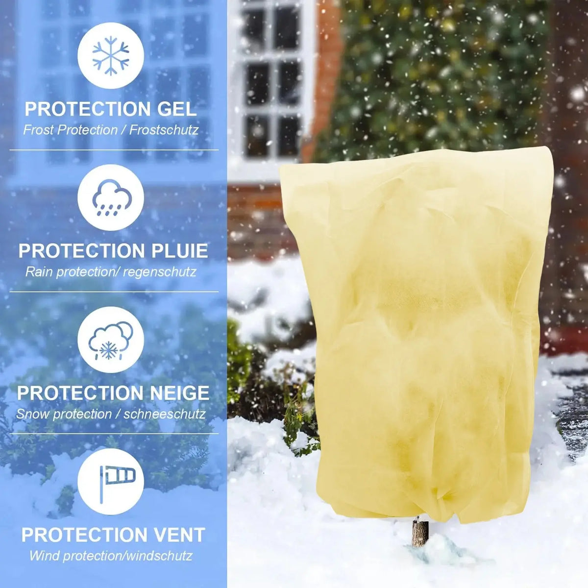 Voile Hivernage Plante Non Tissé ARBOZIN Housse de France